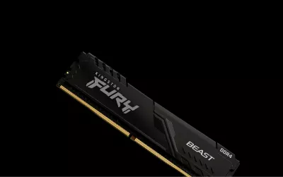 RAM Memorje Kingston FURY Beast 32GB (2 x 16GB) DDR4 3200MT/s CL16, e zezë