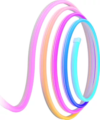 Shirit LED neon Govee Neon Rope Light 2S H61D4-W 4m RGBIC Bluetooth, i bardhë