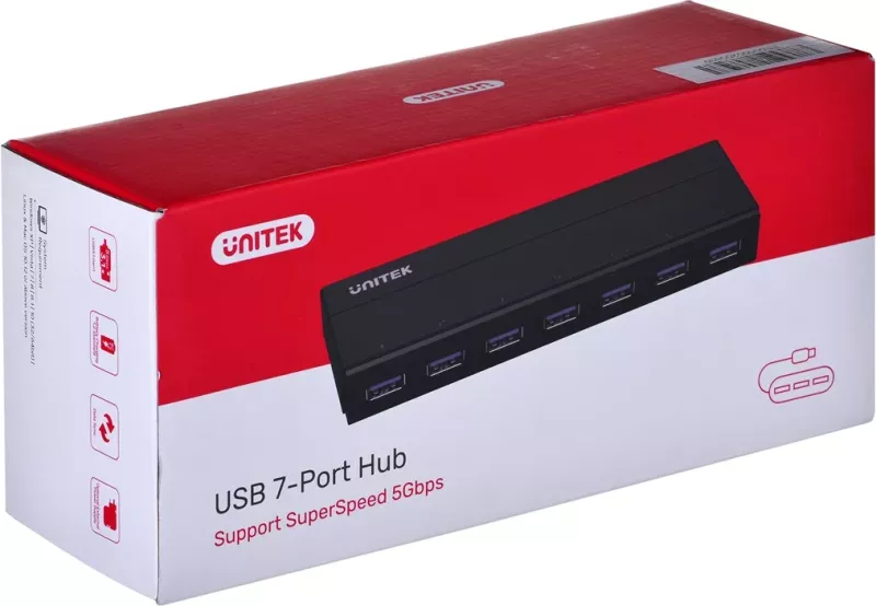 Hub USB 3.0 UNITEK Y-3184, i zi