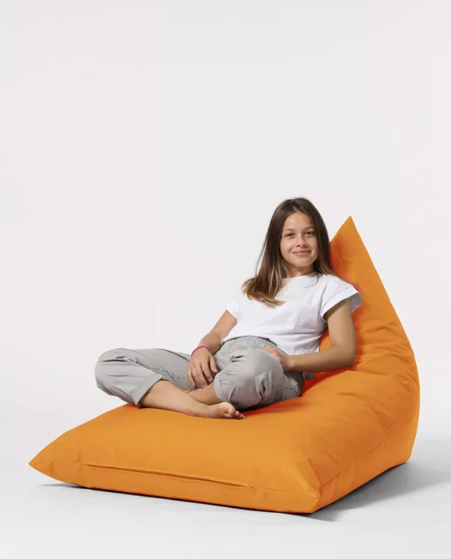 Puf kopshti, ngjyrë portokalli, Pyramid Big Bed, Atelier del Sofa