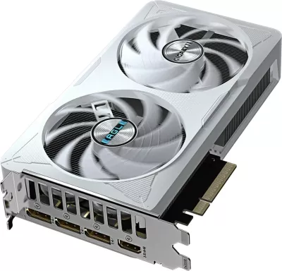 Kartelë grafike Gigabyte GeForce RTX 5060 EAGLE OC ICE 8G, 8 GB GDDR7, e bardhë