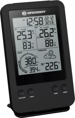Stacion moti Bresser Windmesser 3-in-1, digjital, i zi