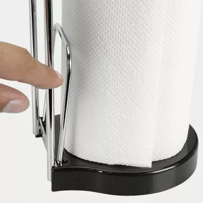 Mbajtëse rrotulle letre kuzhine Brabantia 493546, 15 x 22.3 x 12.3 cm, e zezë