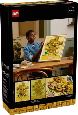 Set LEGO ART Vincent van Gogh Sunflowers 31215, për të rritur