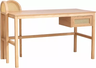 Tavolinë studimi Hanah Home, Nala 130, ngjyrë natyrale