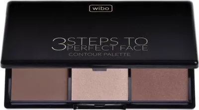 Paletë konturimi fytyre Wibo 3 Steps To Perfect Face Contour Palette për femra Dark 10g