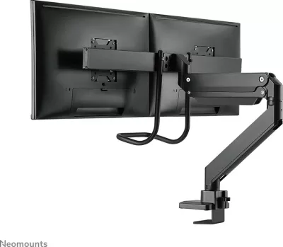 Krah monitori Neomounts NM-D775DXBLACK, për 2 ekrane, 32 inç, kapëse/gromet, i zi