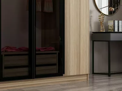 Dollap Hanah Home, Kale Plus - 7818, ngjyrë fume