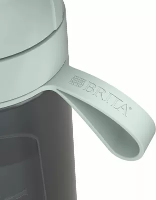Shishe filtruese uji Brita Active 600 ml, pastel jeshile, set me 5 filtra MicroDisc
