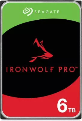 HDD Seagate IronWolf Pro ST6000NT001, 6 TB, 7200 RPM, 256 MB, 3.5"