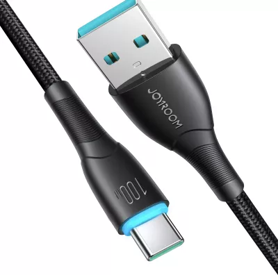 Kabllo Joyroom Starry Series SA32-AC6, USB-A në USB-C, 1m, 100W, e zezë