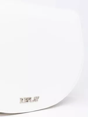 Çantë krahu për femra Replay FW3586.000.A0420A, e bardhë