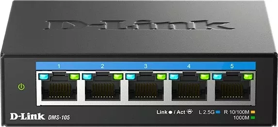 Switch D-Link DMS-105, 5 porta, 2.5G Multi-Gigabit, i zi