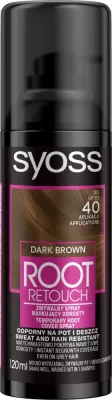 Sprej për rrënjë Syoss Root Retouch për femra, kafe e errët, 120ml