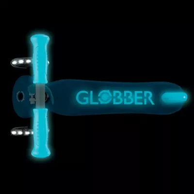Trotinet për fëmijë Globber PRIMO PLUS GLOW LIGHTS 443-100, petrol blue