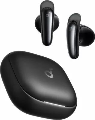 Kufje wireless ANKER Soundcore Liberty Buds D1200G11, ANC adaptiv, 30h, IP55, LDAC, të zeza, set me kuti karikimi
