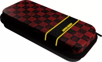 Kuti udhëtimi për Nintendo Switch PDP Switch Travel Case Plus Mario Icon Glow in the Dark, e kuqe/zezë