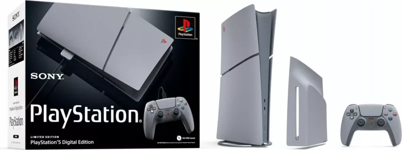 Konsolë lojërash Sony PlayStation 5 Digital Slim 30th Anniversary, Gri