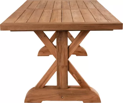 Tavolinë kopshti FH5964, 240x100x75H cm, dru teak i ricikluar