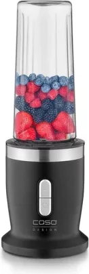 Blender wireless CASO Click & Blend 3622 240W, shishe Tritan 500ml BPA-free, 14,000 rpm, USB-C, bateri Li-ion e heqshme, zi mat/inoks, set me kabllo + kapak to-go