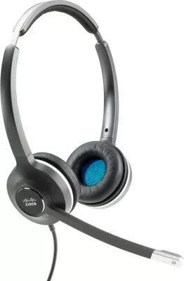 Kufje Cisco 532, me kabllo, USB Type-C, binaurale, e zezë/gri