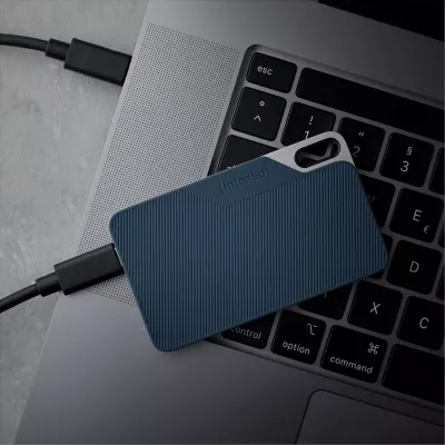 SSD Intenso TX100, 250GB, USB Type-C, 3.2 Gen 1, Blue, Grey