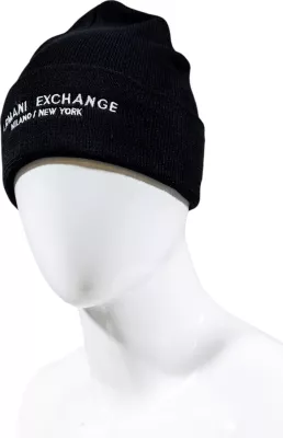 Kapelë beanie për meshkuj Armani Exchange XM001637 AF16950, e zezë