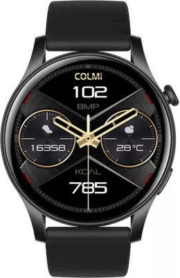 Smartwatch Colmi V73, 1.43" AMOLED, për iOS/Android, i zi