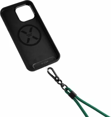 Litar universal për celular Fixed FIXNU-V-GRE, 40-76 cm, najlon, gjelbër