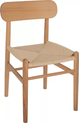 Karrige për ngrënie HELSINKI FH9492.01 dru ahu dhe litar ngjyrë natyrale 46.5x41x80H cm
