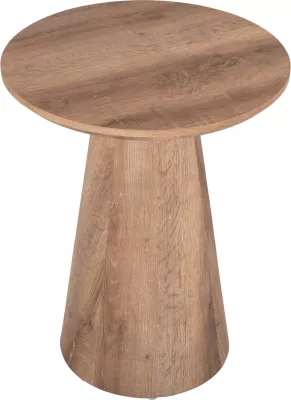 Tavolinë anësore KARAN FH18029 MDF ngjyrë druri natyrale Φ45x56,5Hcm