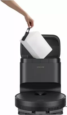 Robot fshesë me korent DREAME D20 Pro Plus, 13000Pa, me mop 350ml + depo pluhuri 500ml, me stacion zbrazje automatike 5L, zi