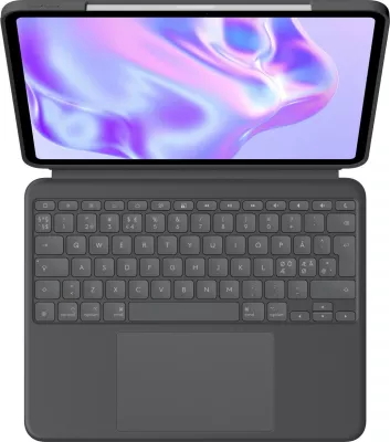 Tastierë me mbështjellës Logitech Combo Touch për iPad Air 13 inch M4, gri