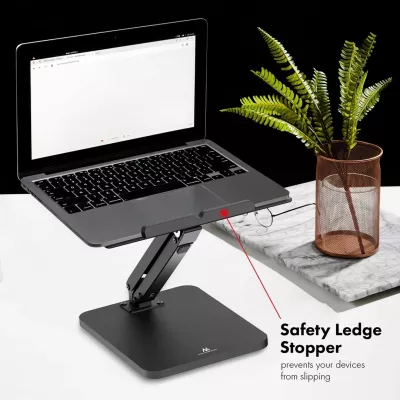 Stendë tavoline Maclean për monitor ose laptop, MC-493, e zezë