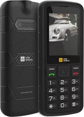 Celular AGM M9, Dual SIM, 2.4", 1000 mAh, Ngjyrë e zezë