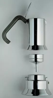 Kafetierë moka Alessi 9090/1 1 filxhan për induksion, argjendtë