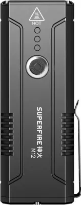Elektrik dore Superfire M12, 8000 lumen, i zi