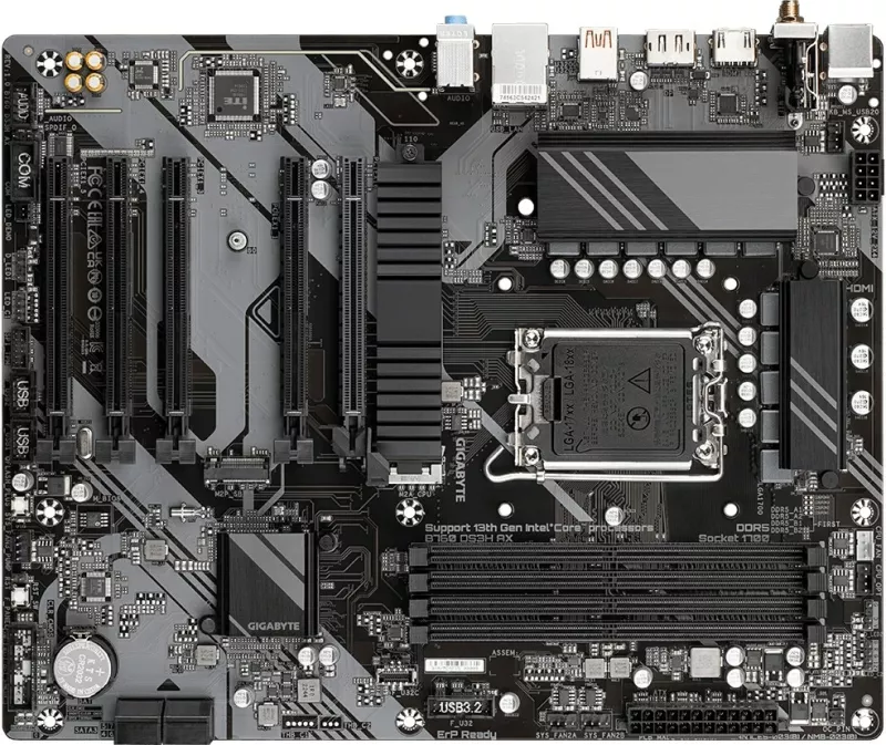 Pllakë amë Gigabyte B760 DS3H AX, Socket LGA 1700, ATX, bronz