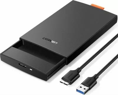 Kasë externe për HDD/SSD 2.5\" Ugreen 60353, SATA III në USB 3.2 Gen 1, e zezë