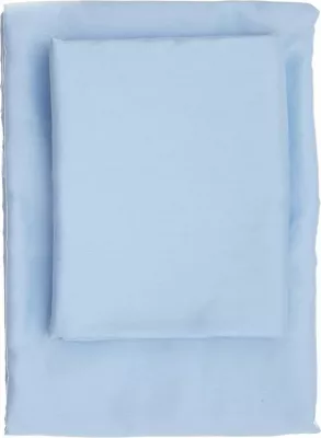 Set mbulesë jorgan për krevat super king, saten, ngjyrë e kaltër, L'Essentiel Linge de Maison