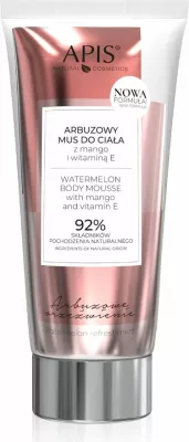 Mousse trupi për femra APIS shalqir mango vitaminë E 200ml