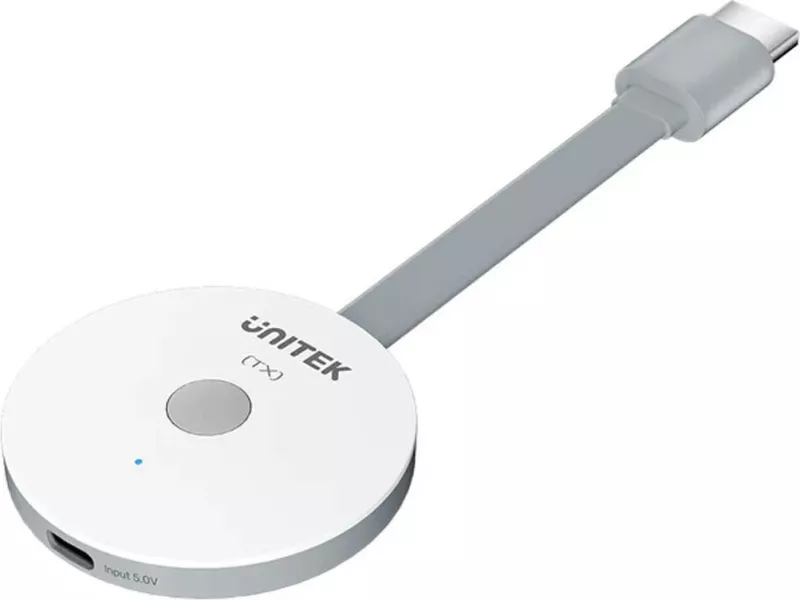 Nadaç HDMI pa tela Unitek, 4K, e bardhë