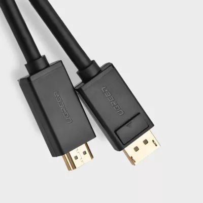 Kabllo Ugreen DisplayPort në HDMI, 2m, 4K, e zezë (DP101 10202)
