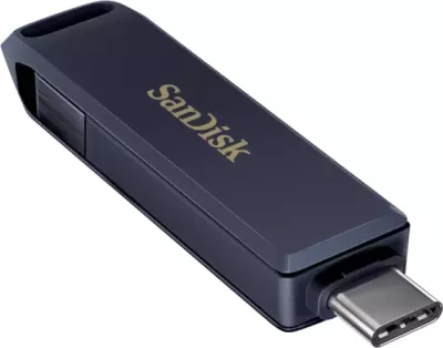 USB memorje SanDisk Phone Drive SDIXD0N-256G-GN6NE 256GB USB-C/Lightning 90MB/s për iPhone/iPad blu-gri