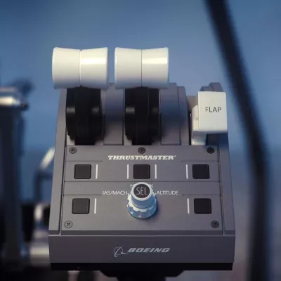 Kontrollor fluturimi Thrustmaster TCA Yoke Pack Boeing Edition, për Xbox One/Series X|S dhe PC, set