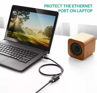Kabllo zgjatuese Ethernet UGREEN 11281, Cat 6, RJ45, UTP, 2 m, e zezë, 1 copë (polybag)