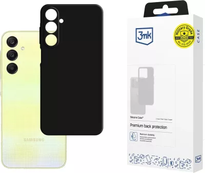 Mbështjellës silikoni 3mk për Samsung Galaxy A26 5G, Zi