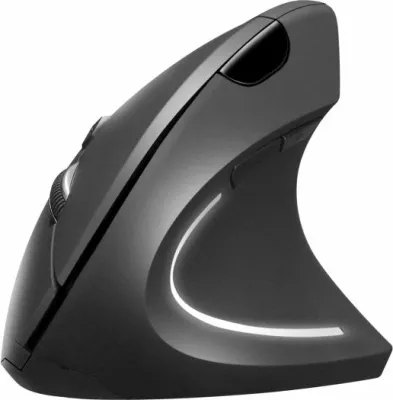 Maus vertikal me kabllo SANDBERG 630-14, ergonomik, USB-A, 6 butona, 800-2400 DPI, kabllo 1.5 m, i zi