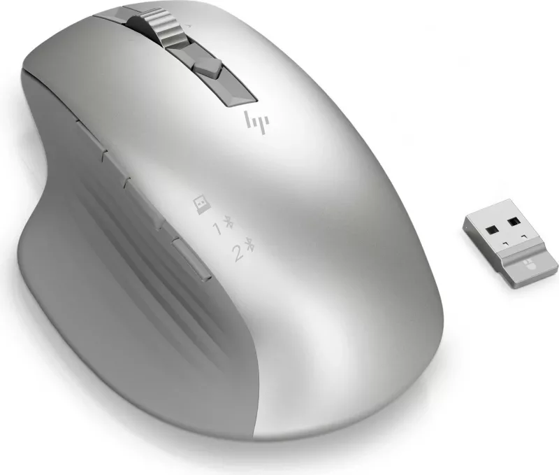 Mausi HP 930 Creator, ergonomik, me lidhje wireless, ngjyrë argjendi