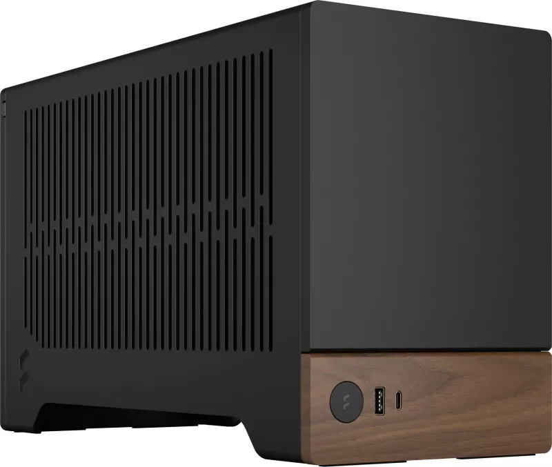 Kasë Fractal Design Terra, Mini-ITX, Alumini, Walnut, Graphite